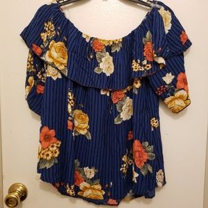 Floral Off- Shoulder Top